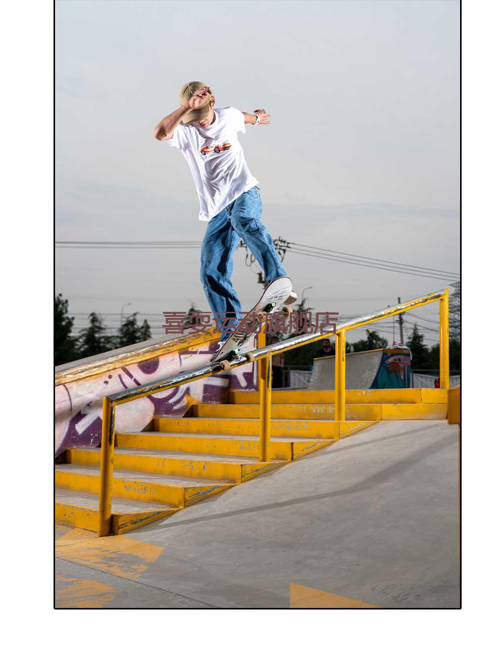 2022新款沸点bk沸点bk滑板传奇联名款板高弹性双翘加枫板面 库塔么