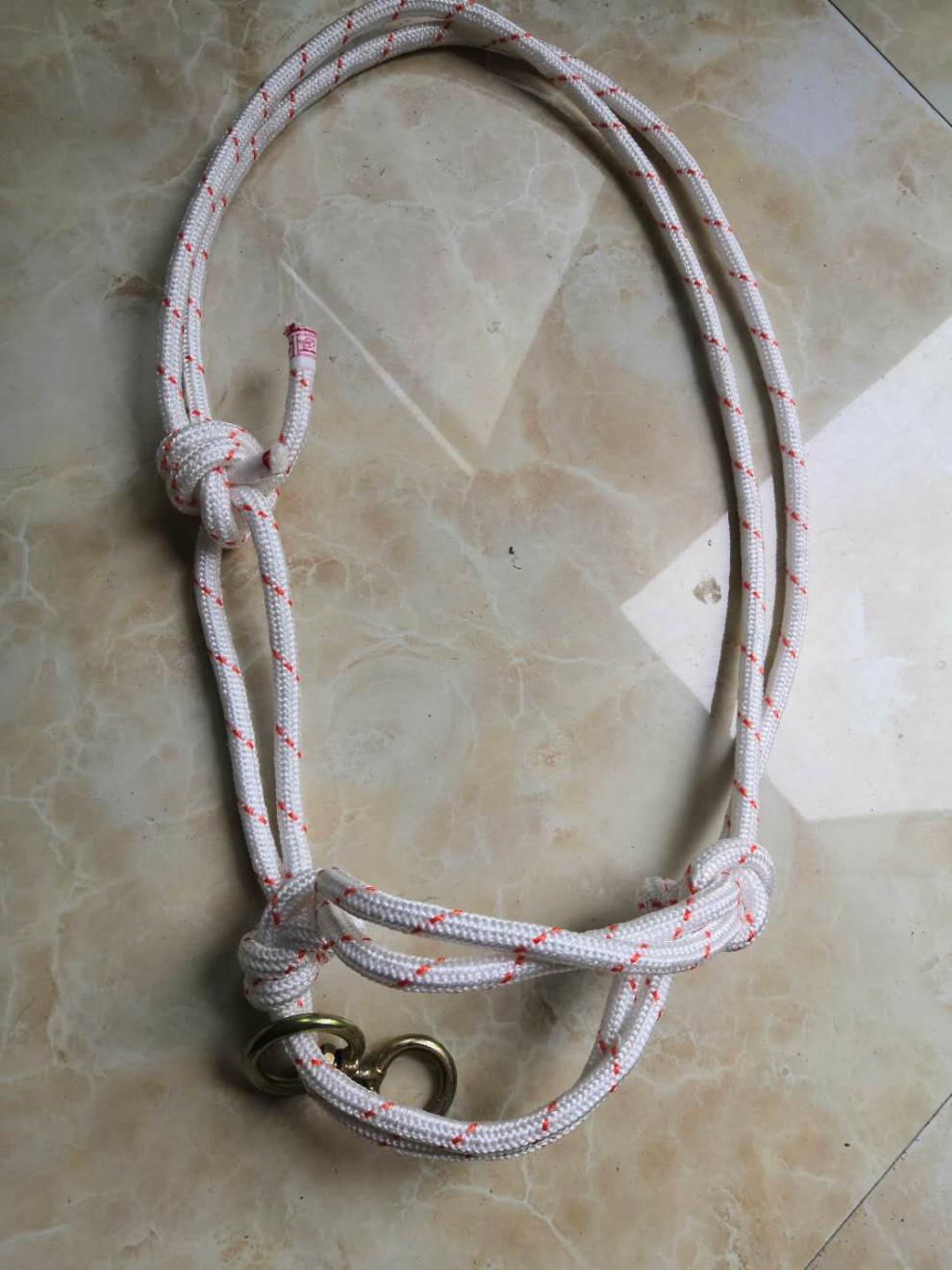 牛笼头套牛缰绳牛钢绳栓牛的绳子养牛场用套牛牛龙头手工牛笼头套绳粗