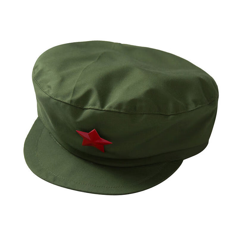 屿汐新品解放帽65式军帽老式解放帽的确良男女演出服红军老老兵聚会