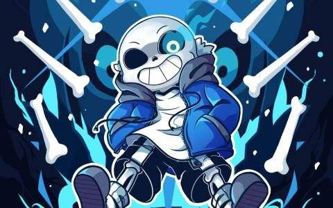 传说之下毛绒玩具毛绒玩偶游戏周边公仔穿衣骷髅玩具男