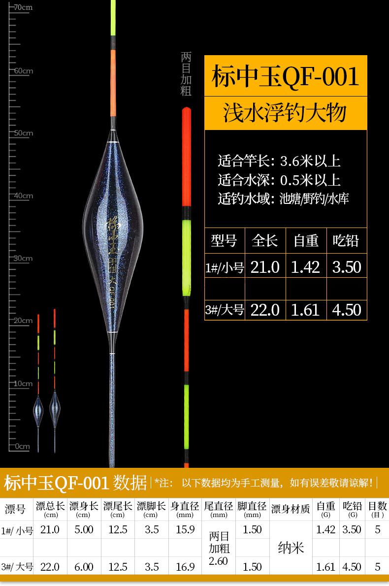 黃金眼淺水大物漂青魚浮釣短漂粗尾大吃鉛手竿浮釣鰱鱅專用浮漂魚漂