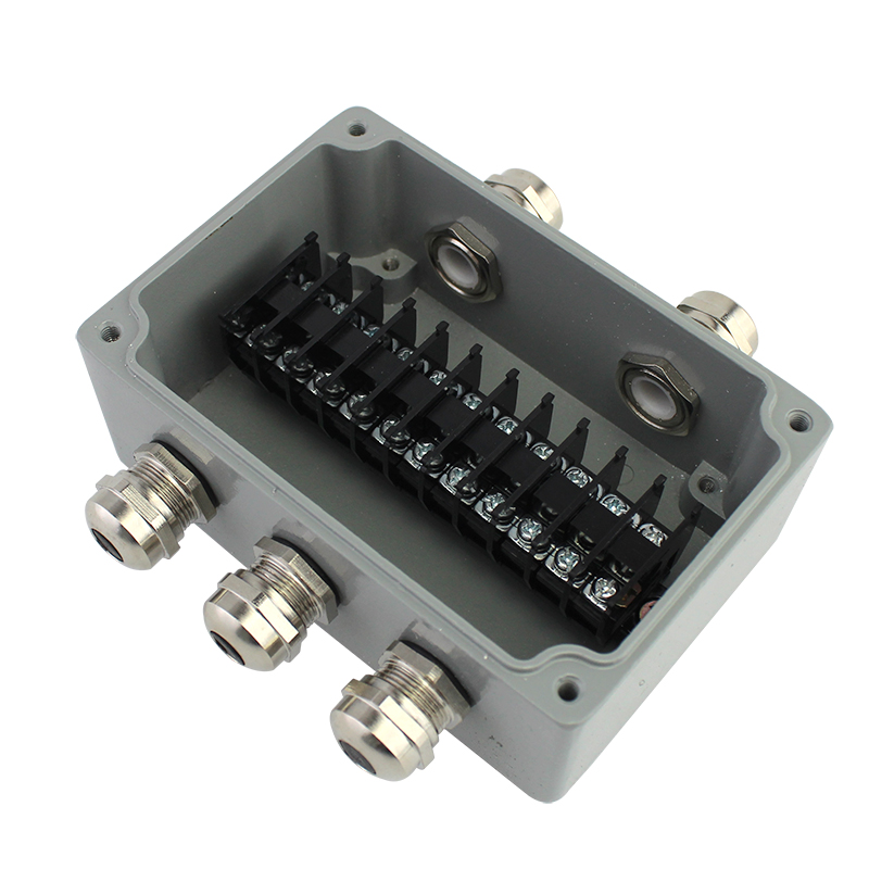 防爆接线盒86型户外防水带端子金属分线盒铝合金铸铝二通三通fa