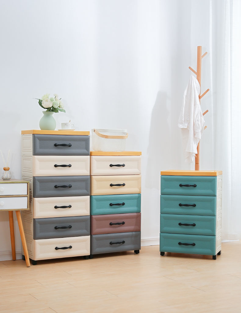 逸水缘收纳柜多功能抽屉式多层柜子整理柜家用卧室杂物塑料储物柜