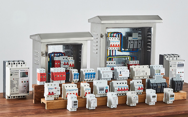 停电分闸来电合闸断路器自动重合闸开关智能断路器失压脱扣 80a 2p