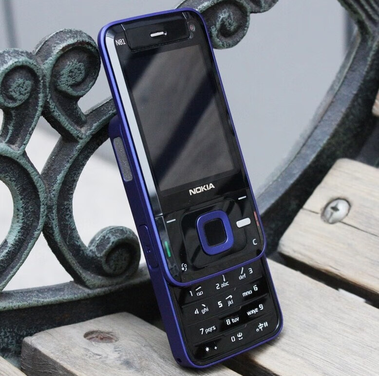 nokia/诺基亚 n81原装 滑盖智能 3g 支持wifibl-6mt手机 蓝色(大陆版)
