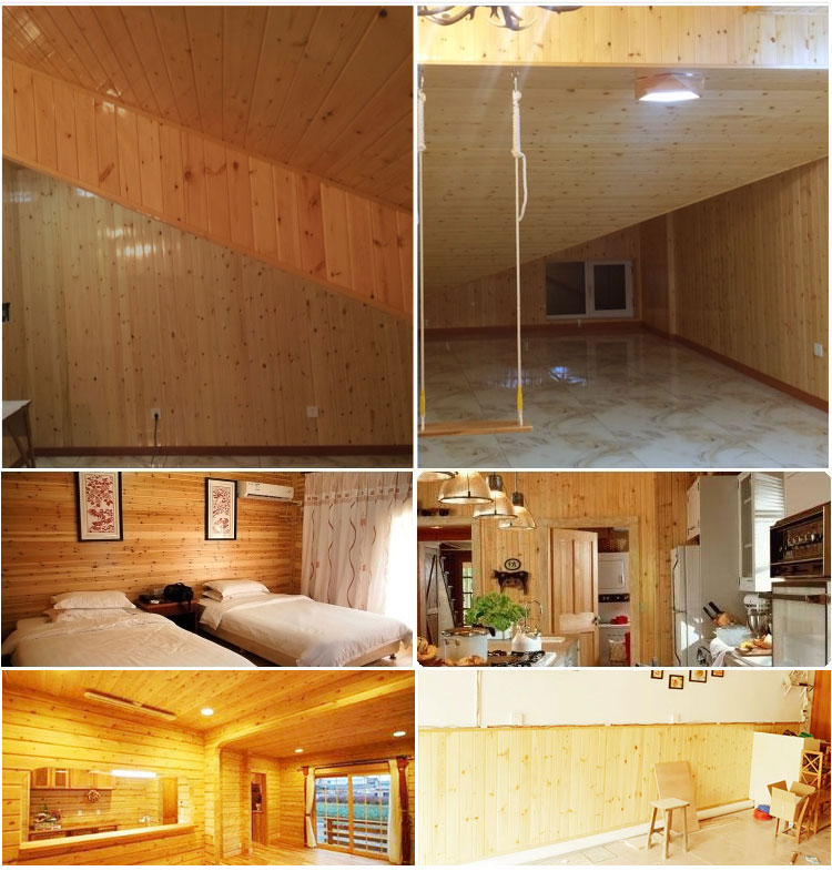 杉木板材桑拿板免漆扣板吊顶阳台实木墙裙护墙松木卫生间室内装饰