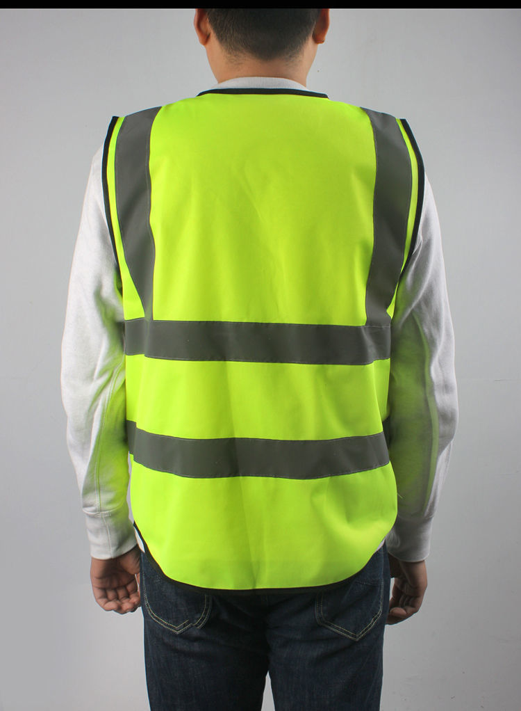 施工反光背心马甲工程建筑园林环卫工安全交通夜骑行衣服订制网格款