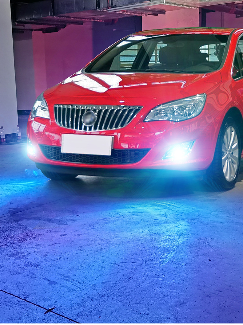 适用别克1014款英朗xt雾灯led灯泡13黄金光12别克老款英朗xt改装双色