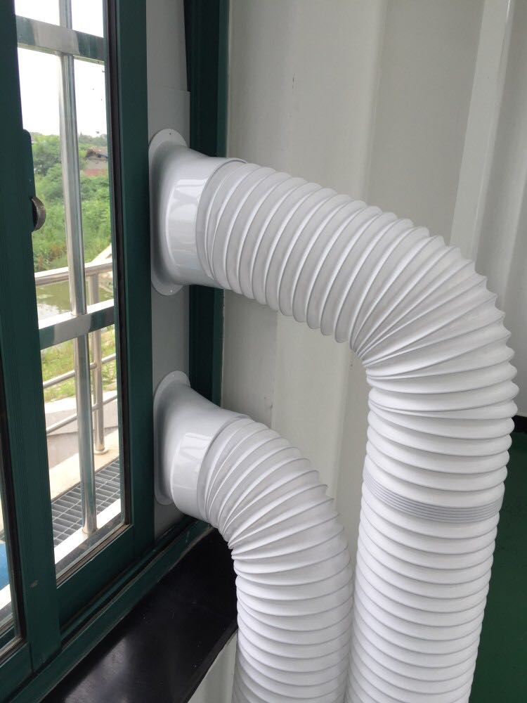 定制适用于套装续长新科移动空调排风管150管15厘米直径钢丝管1-5米