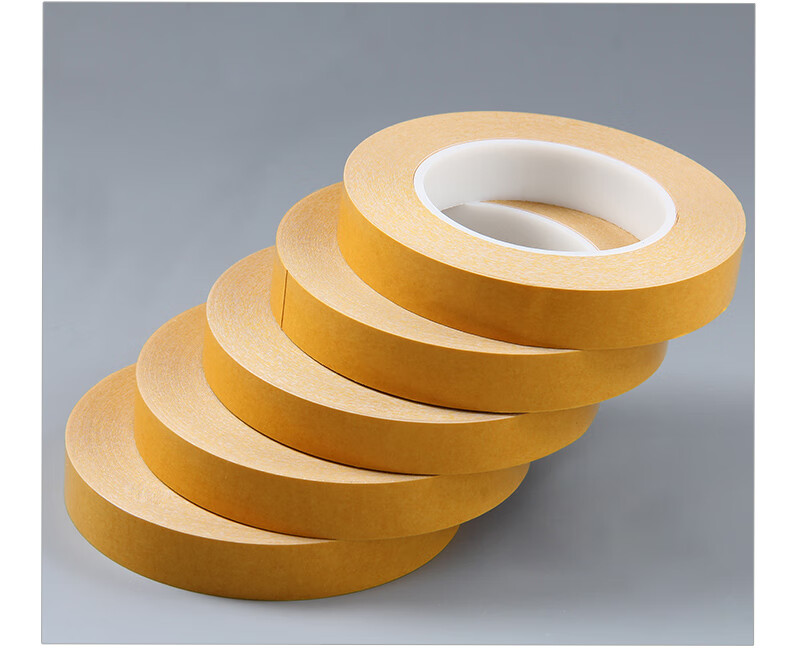 优必胜pvc高粘双面胶 乳白色抗拉加厚双面胶 双面胶带 25米长 宽8mm*