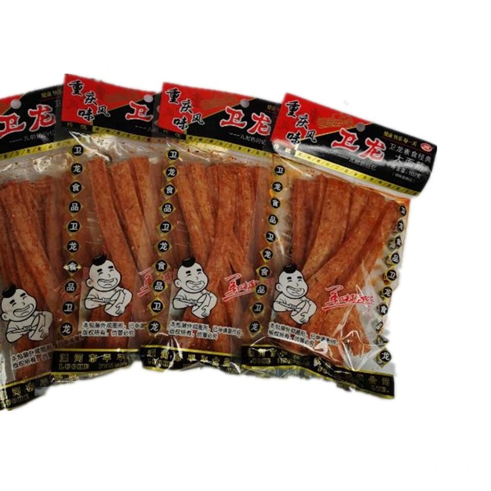 卫龙辣条大小面筋18g/30g/102克小面筋18克整箱透明包装经典老款适用