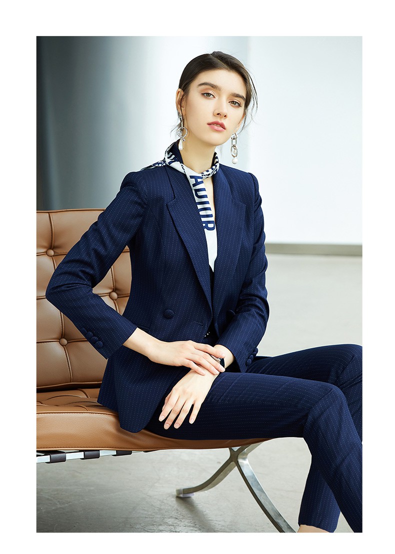 gellvann品牌小西装女士职业总裁正装女感职场女神西服套装2021秋季上