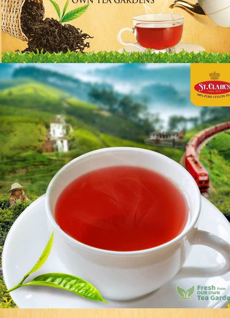 斯里兰卡原装进口英式锡兰红茶散茶茶叶奶茶原料精美罐装90g弭黎op90g