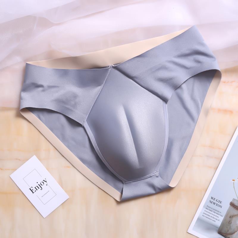 新品假阴内裤内裤骆驼趾假阴用品丰阴鲍鱼线男士内裤 雪花点红 m 2尺