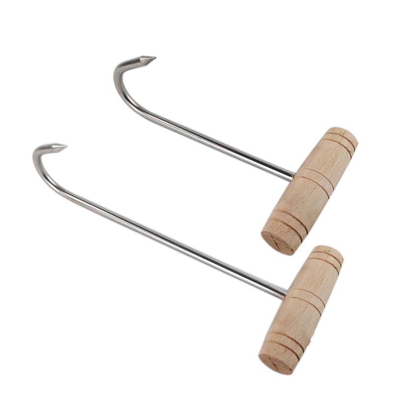 冷藏车肉钩 屠宰用品不锈钢手钩挂猪牛羊肉钩子 t型肉钩 丁字肉钩