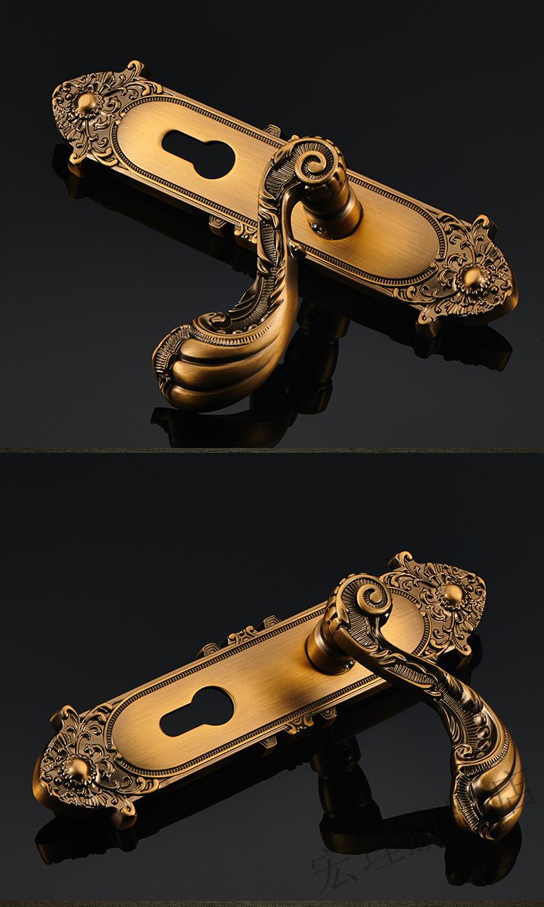 纯铜门锁格林美域格林美域欧式门锁铜仿古室内门锁铜实木门锁别墅卧室