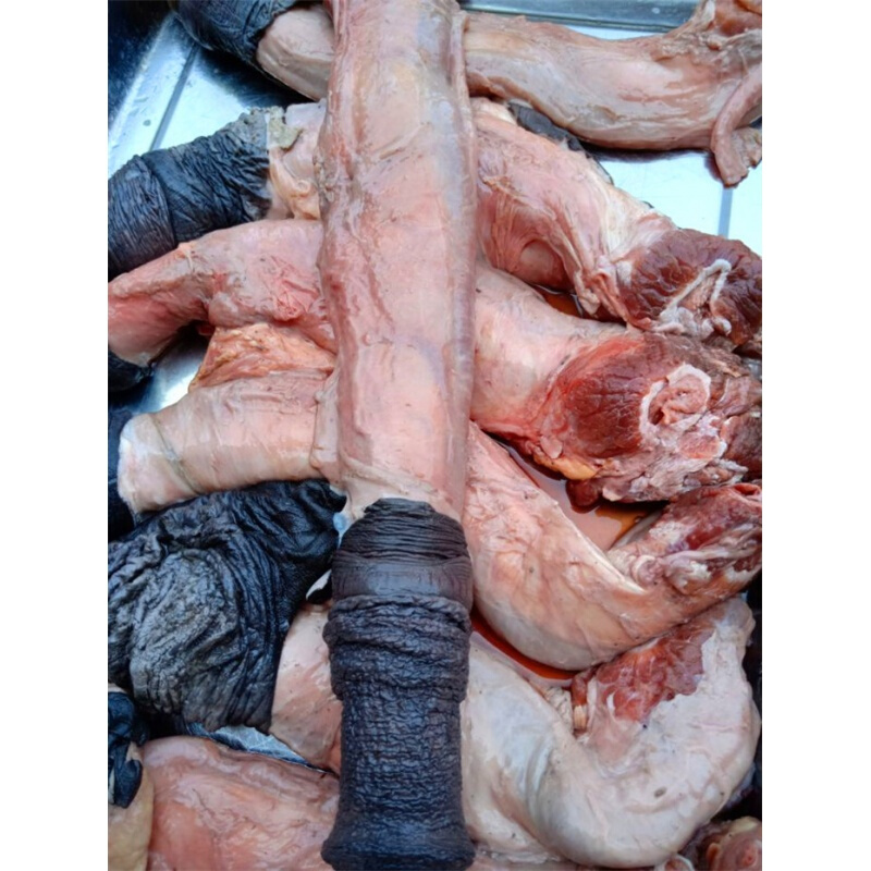 新鲜卤煮驴鞭五香带蛋驴鞭驴生殖器开袋即食金钱肉驴吊驴抢驴肉700g