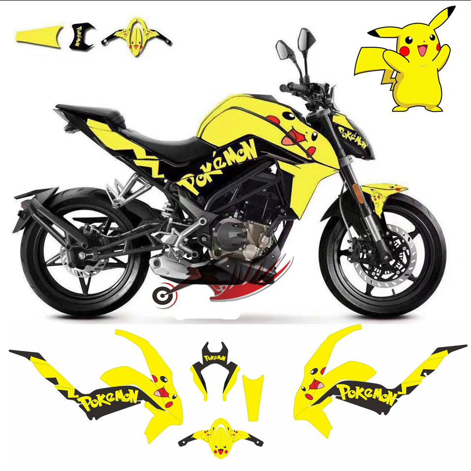 适用于机车贴纸摩托车贴花春风nk150 250nk400 650贴花改装防水贴纸全