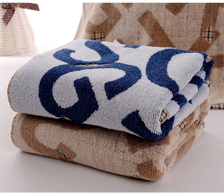 金号枕巾一对2条 柔软吸汗耐脏成人大枕巾 学生情侣款吸水枕头巾 字母