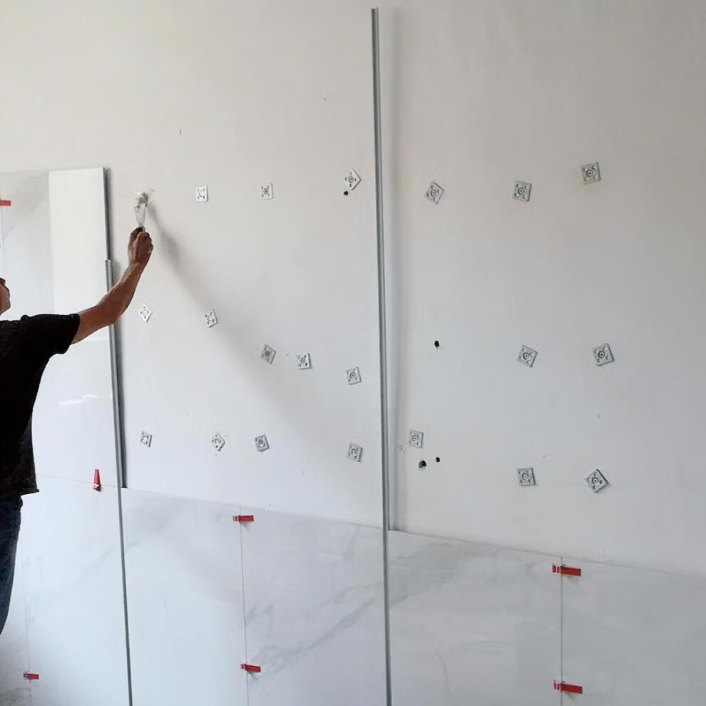 幕墙挂件瓷砖点挂件岩板挂片石材干挂片白墙背景墙点挂片铁挂片505015