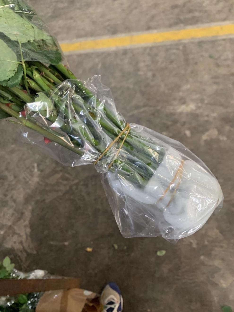 吸水棉包花根用鲜花保湿白色自裁柔软10米花店专用花束保水棉蓄水15