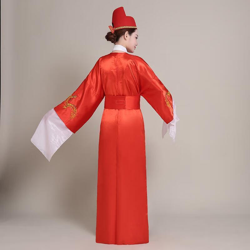 妙优可古装影视状元服装女驸马状元服博饼财神爷演出服装女驸马衣服