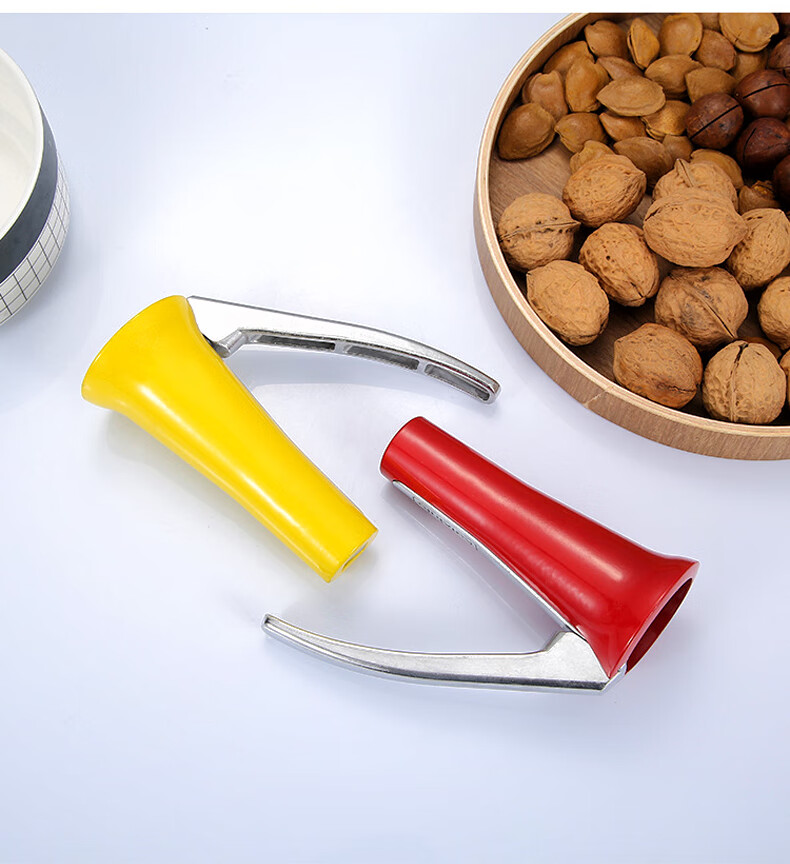 榛子松子夹子多功能漏斗核桃夹榛子夹子家用坚果松子钳子剥壳器大小山
