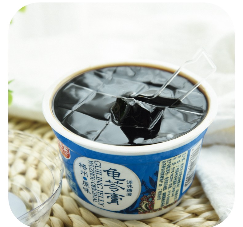 龟苓膏 冰糖菊花味220gx10碗 宝丰龙龟苓膏果冻布丁仙草冻烧仙草粉黑