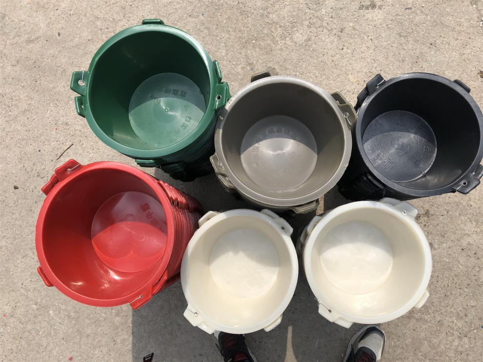 灰桶泥桶水泥桶白色牛筋沙桶工地建筑装修泥浆桶橡皮塑料泥桶牛筋王桶
