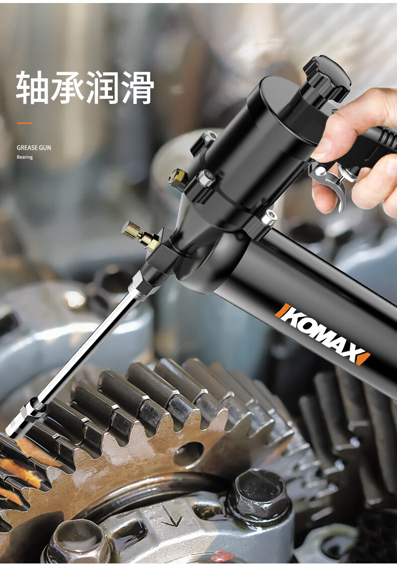 气动黄油枪挖掘机专用润滑油加注器手动高压全自动打黄油神器工具链条