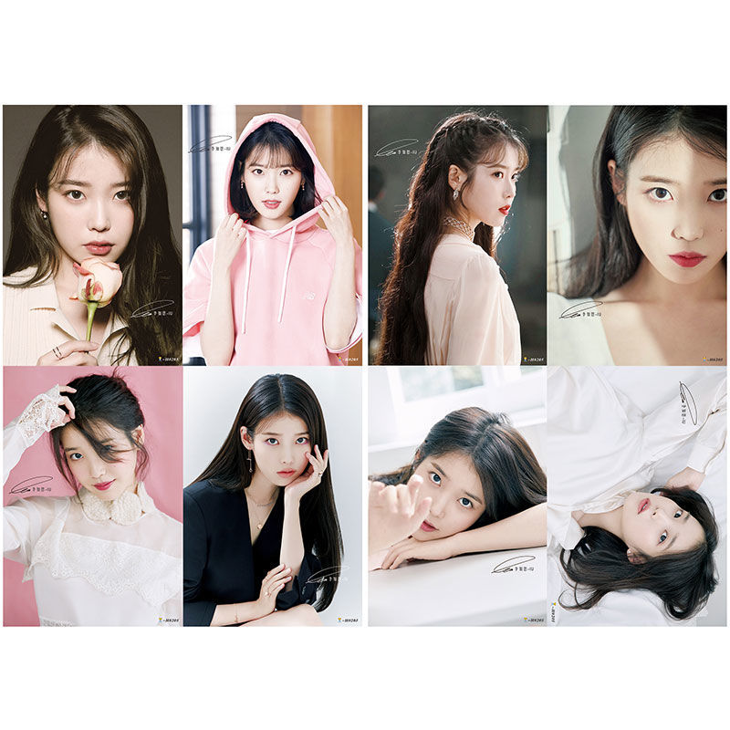 李知恩海报2020新女高清新款签名大高清贴墙卧室周边卡贴 【选sc 】