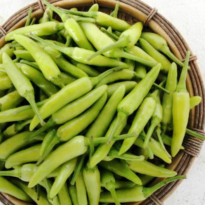 云南新鲜野山椒泡椒农家白米椒特辣小米椒鸡爪泡椒朝天椒特辣新鲜白米