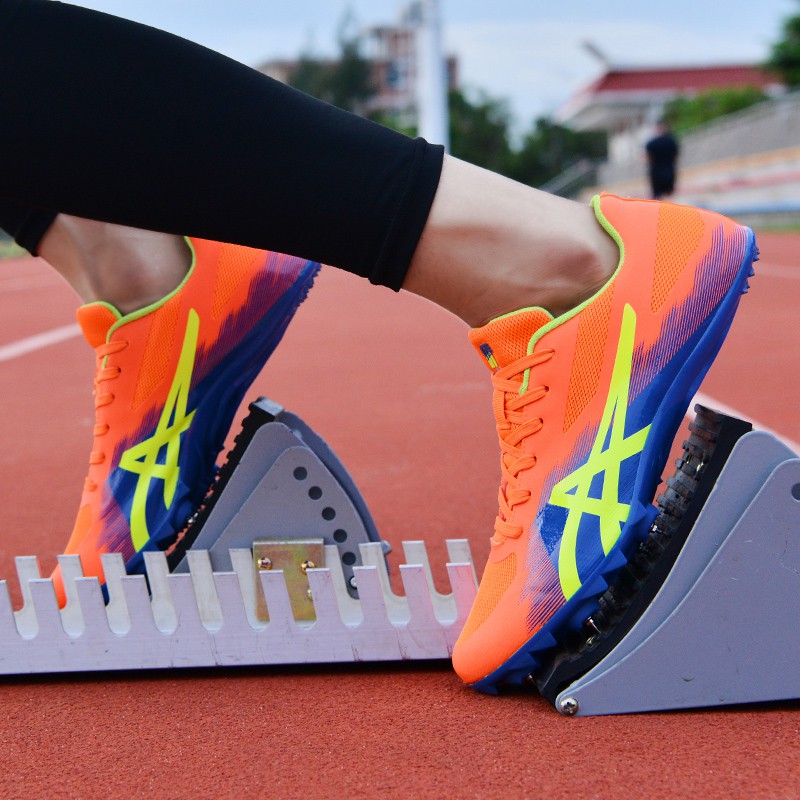 迪士尼(中国)专卖钉鞋田径短跑三级跳远钉子鞋体考四项跑步鞋训练鞋