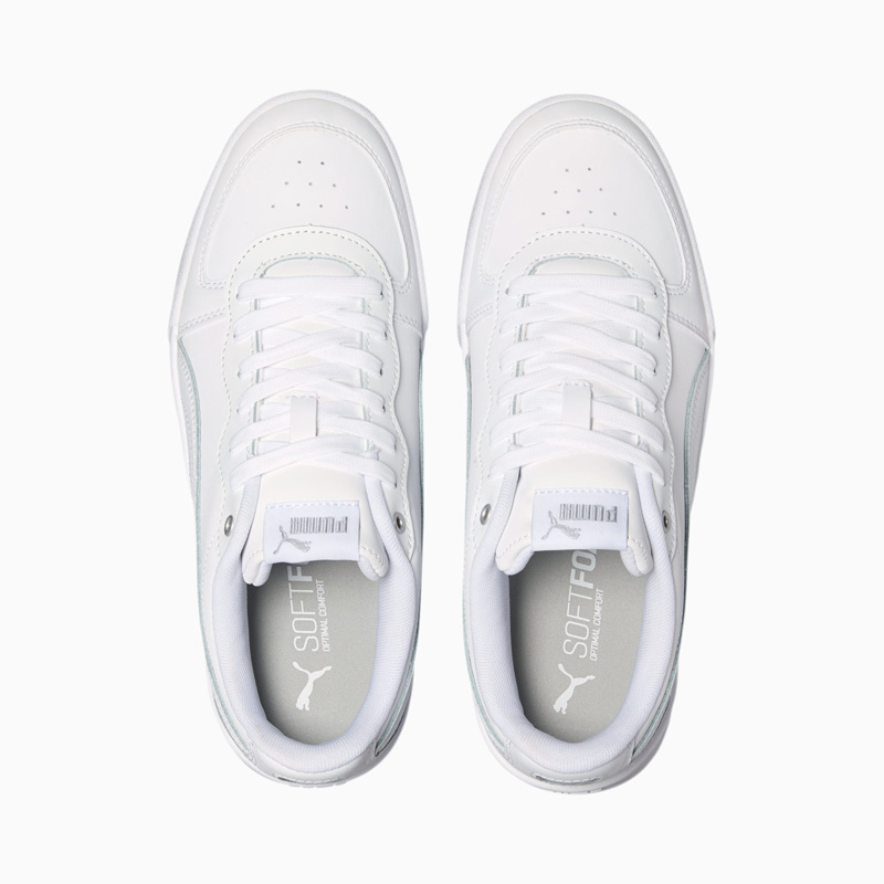 puma彪马女鞋板鞋小白鞋休闲运动鞋金属银metallicjx374797pumawhite