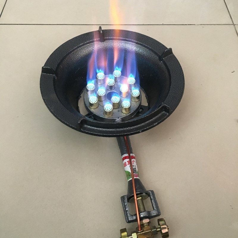 液化气煤气单灶81216双管2432头商用饭店餐馆专用炉具小12头猛火灶头