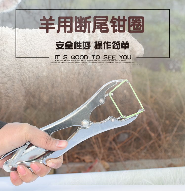 猪羊用去势圈断尾钳断尾圈羊羔兽用断尾器合金断尾尾巴夹子品 扩张钳