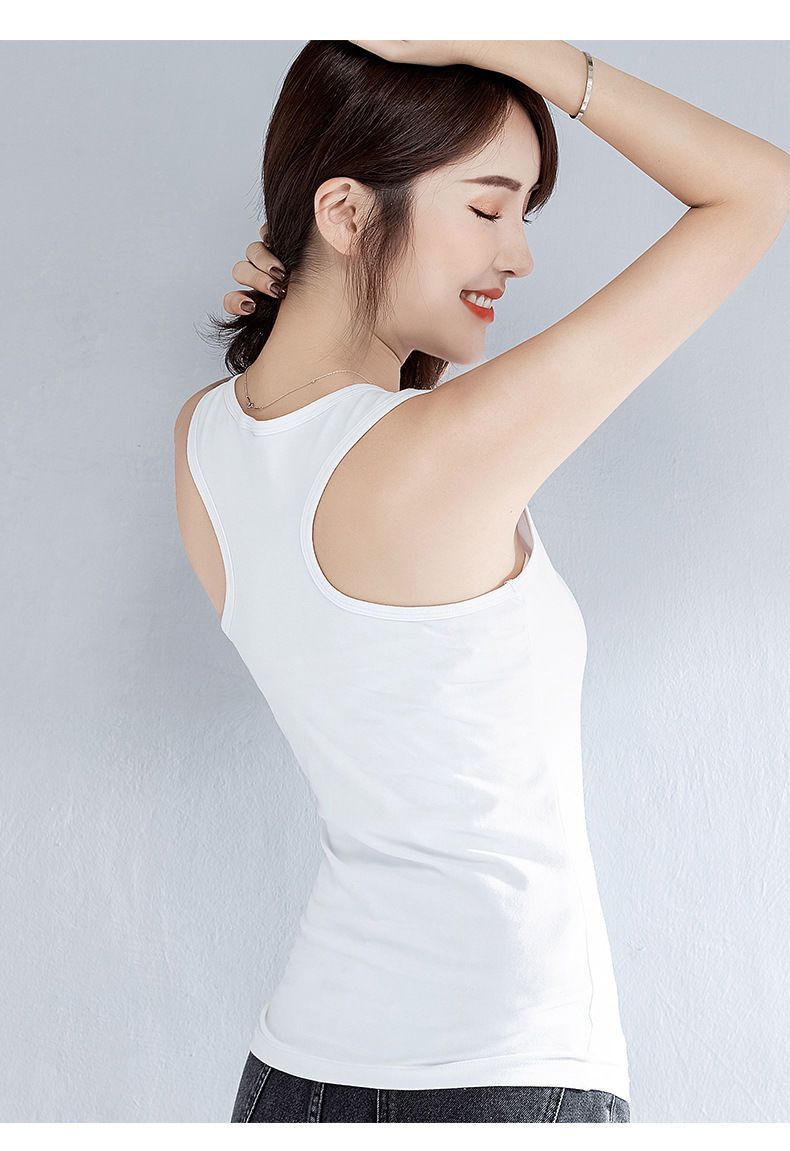 工字背心女外穿运动训练打底健身瑜伽2021新款内搭无袖吊带上衣雾霾蓝