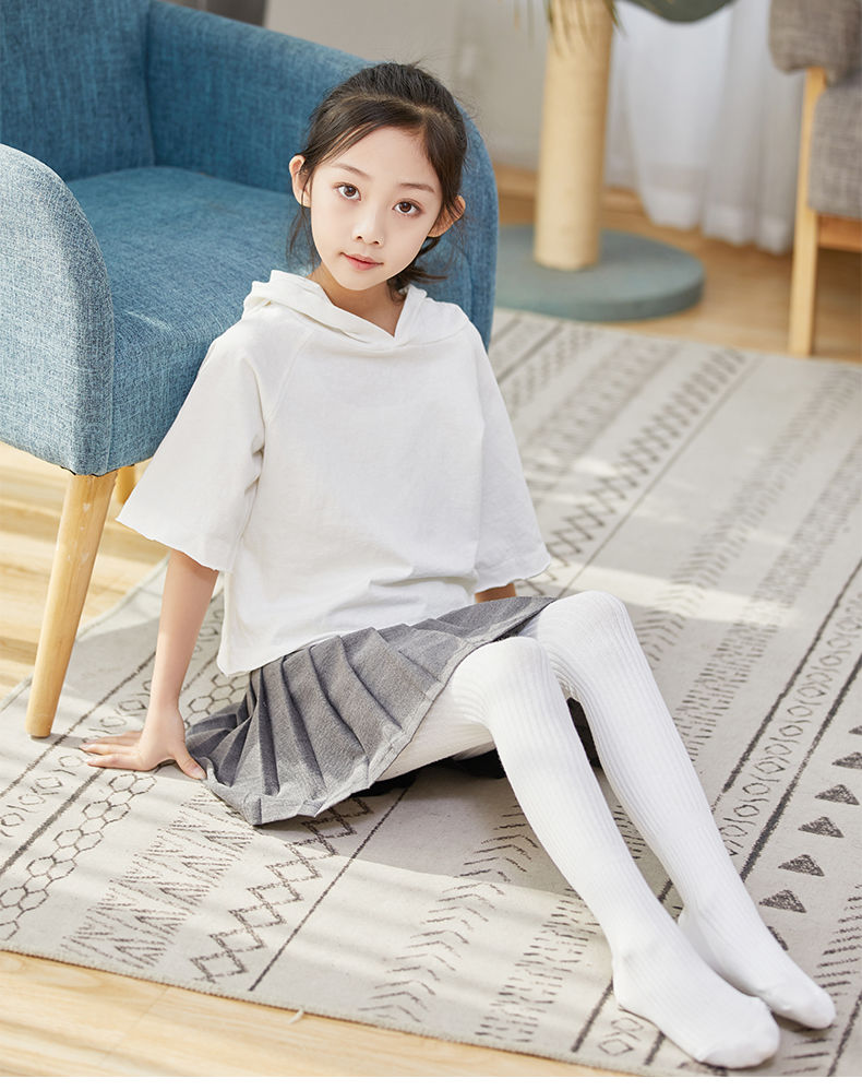 暖色鹿女童打底裤春秋装薄款儿童舞蹈裤袜子小女孩学生外穿洋气连脚