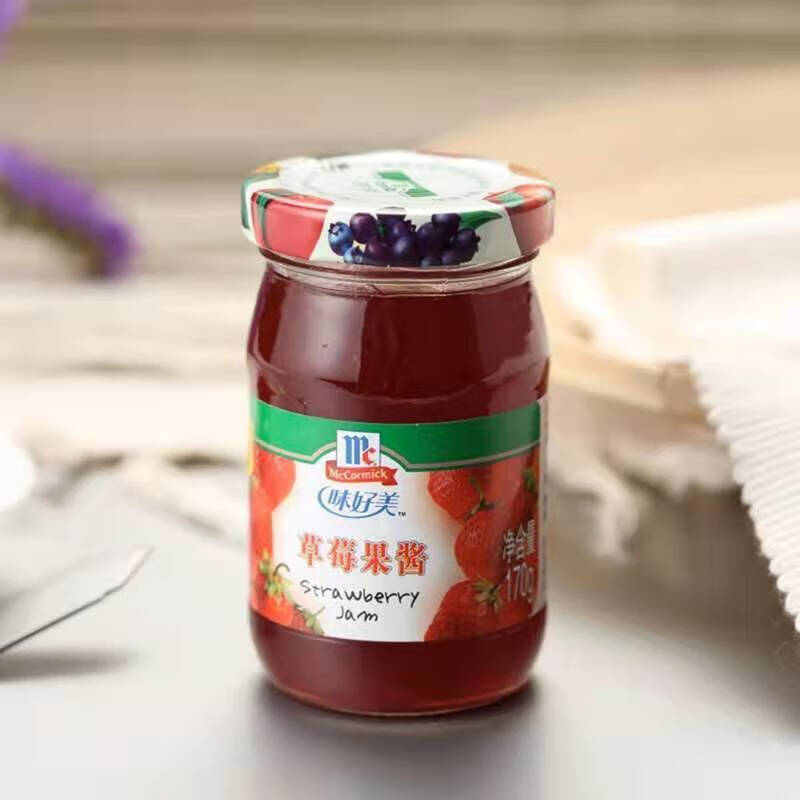 味好美果酱170g355g奶茶店专用新鲜烘焙面包甜品厨房调味品果酱草莓