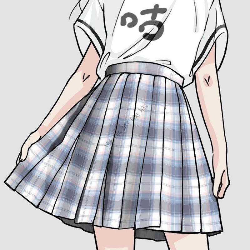 漫佩【懂月】jk制服裙日系校服春秋学院风原创格裙百褶裙 懂月家jk