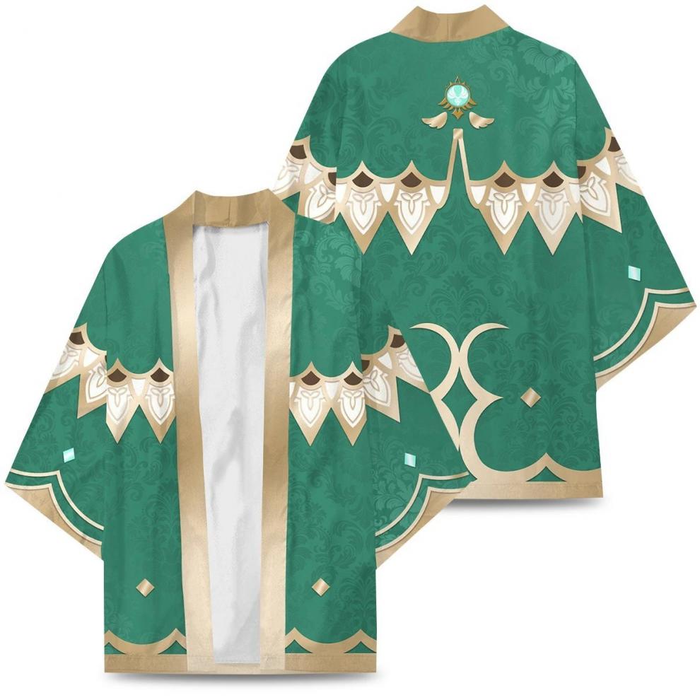 原神周边genshinimpact二次元动漫披风和服睡 原神黑色披风 s【图片