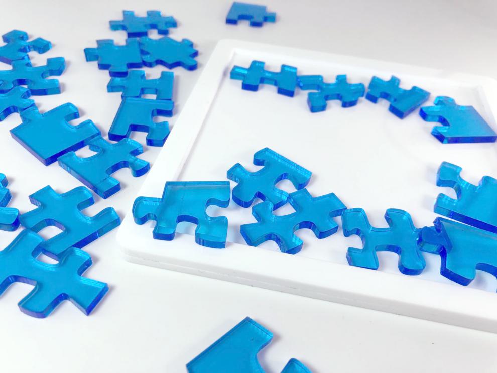 十级烧脑异型拼图jigsaw puzzle29块十级玩具超高难度异型拼图烧脑