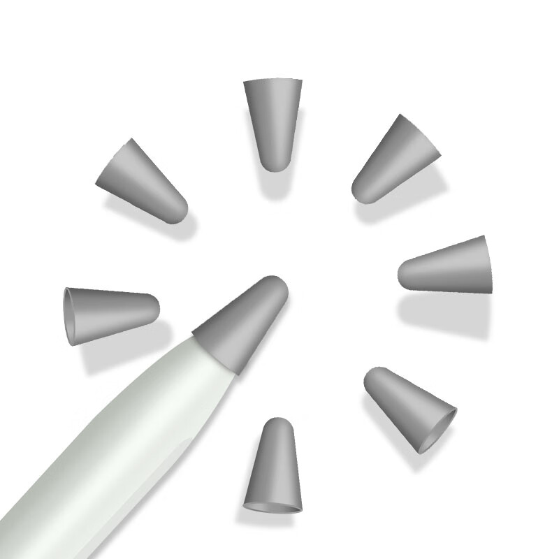 趣器屋 笔尖套适用于苹果applepencil笔尖保护笔袋套硅胶防滑静音ipad