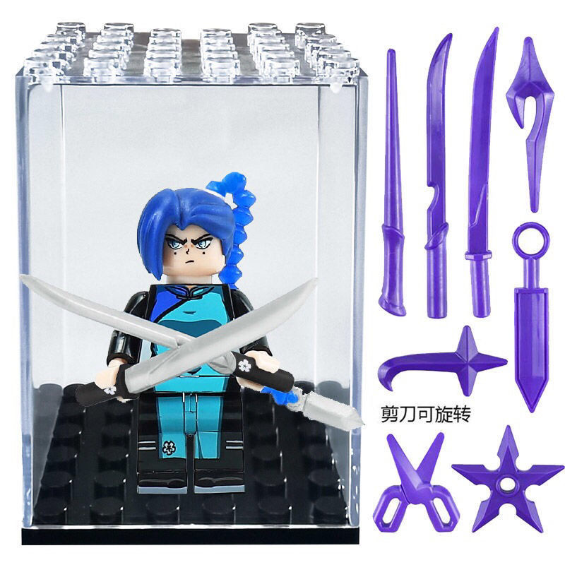 兼容乐高幻影忍者人仔阿柒魔刀千刃拼装玩具567岁8 双刀梅花十三 展示
