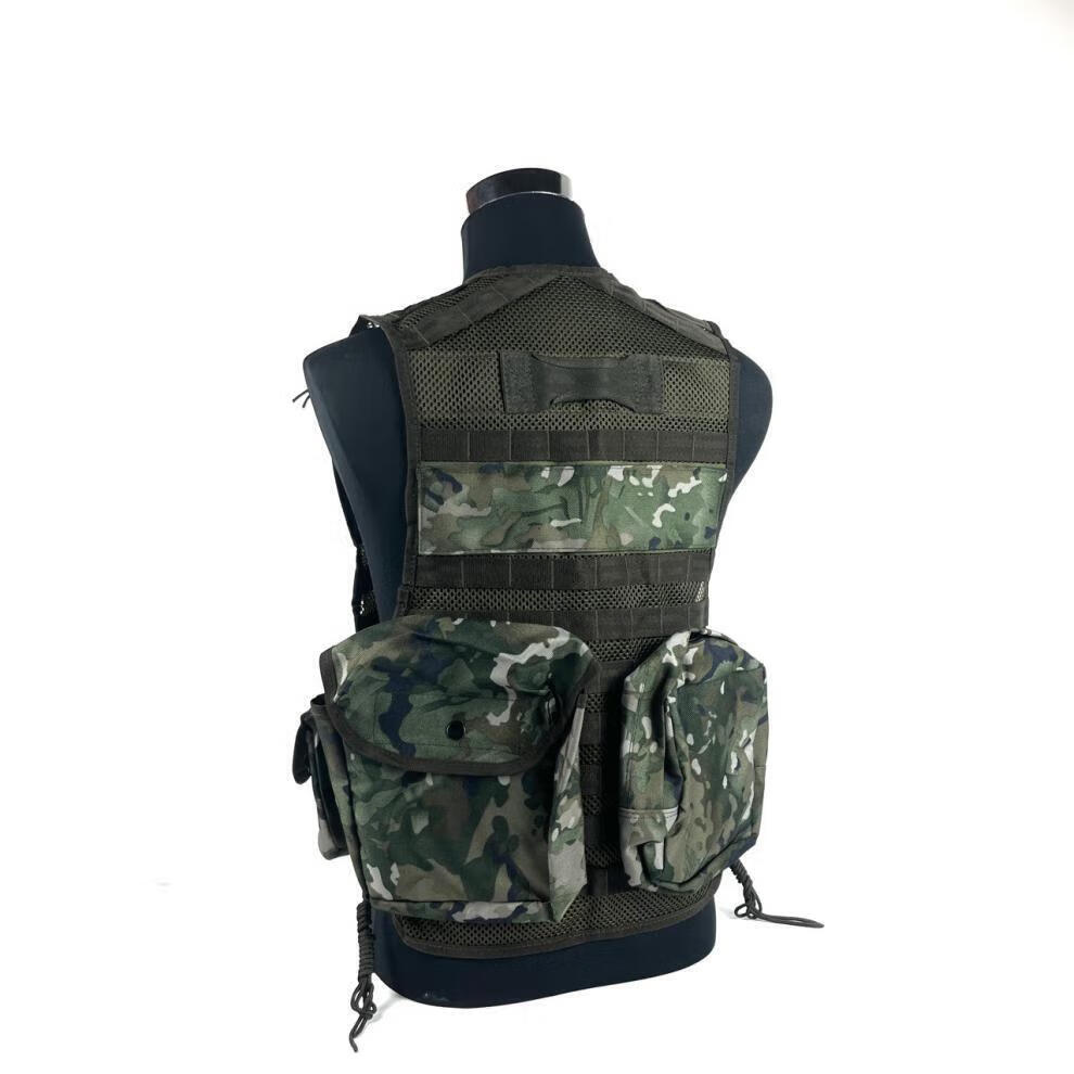 泉大(quanda)13式水墨纹战术背心 21迷彩携行具野外cs作训携行装具