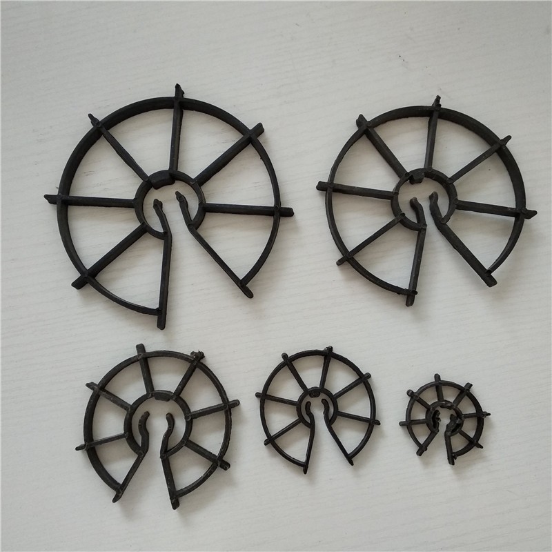 建筑墙柱垫块墙卡塑料卡梅花支撑平板固定保护层构件柱子钢筋卡扣