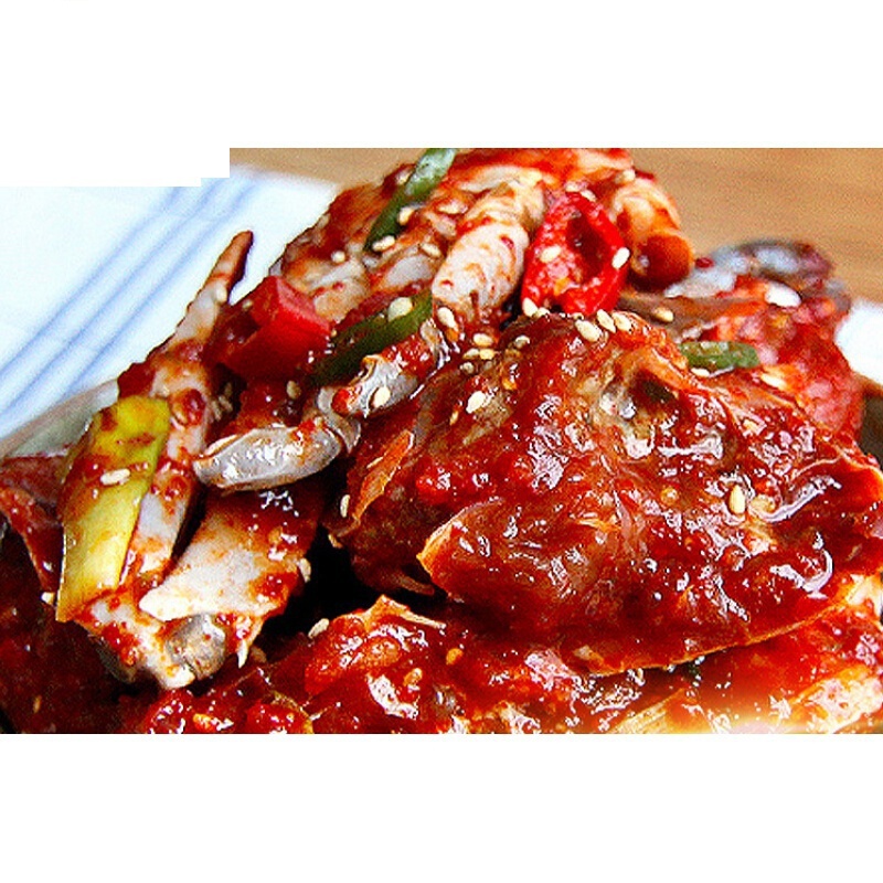 泡菜正宗韩国口味辣酱拌螃蟹300g酱蟹梭子蟹韩式小菜