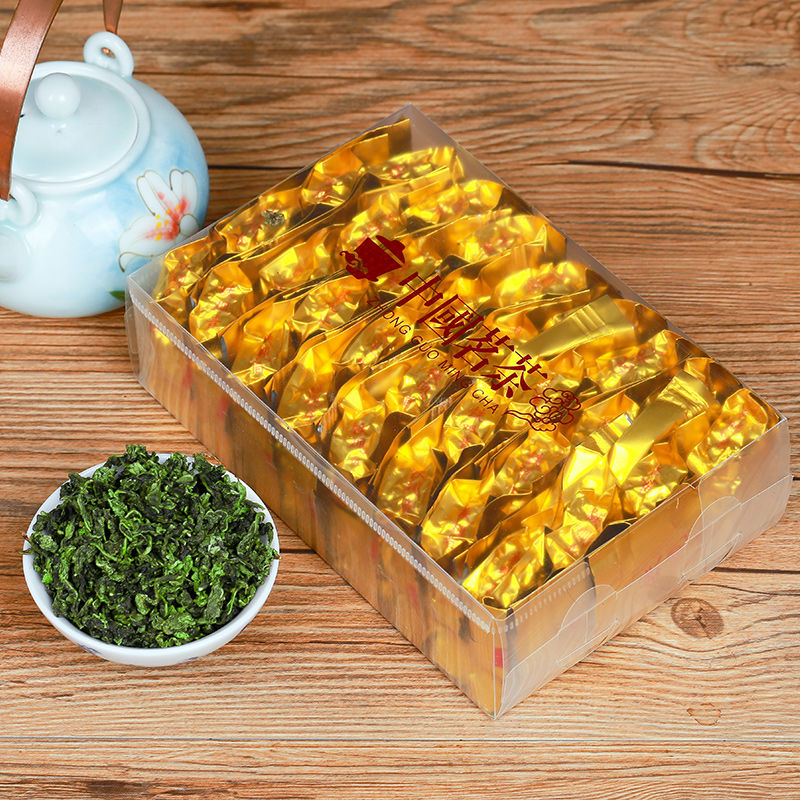 溪铁观音2022新茶茶叶非浓香型小包袋装散装 高山绿茶四盒100包【图片