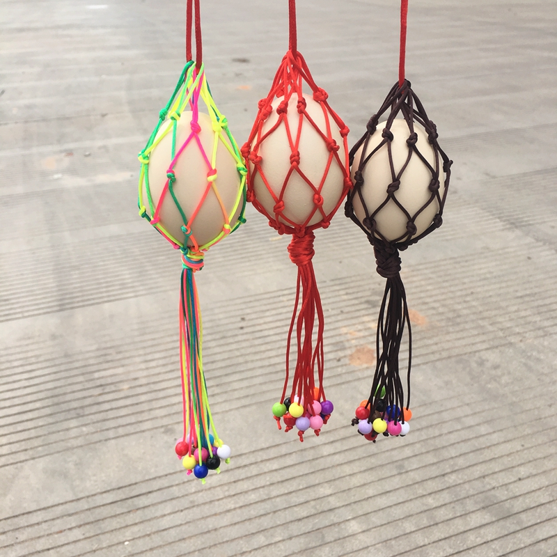 兵喜bingxi端午节手工材料包手链自编五彩绳彩色线蛋兜挂脖手绳项链