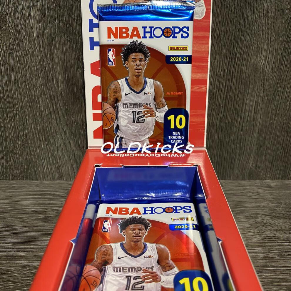 球星卡具 帕尼尼panini prizm hoops篮球nba球星卡盒散包 包卡盲盒 20